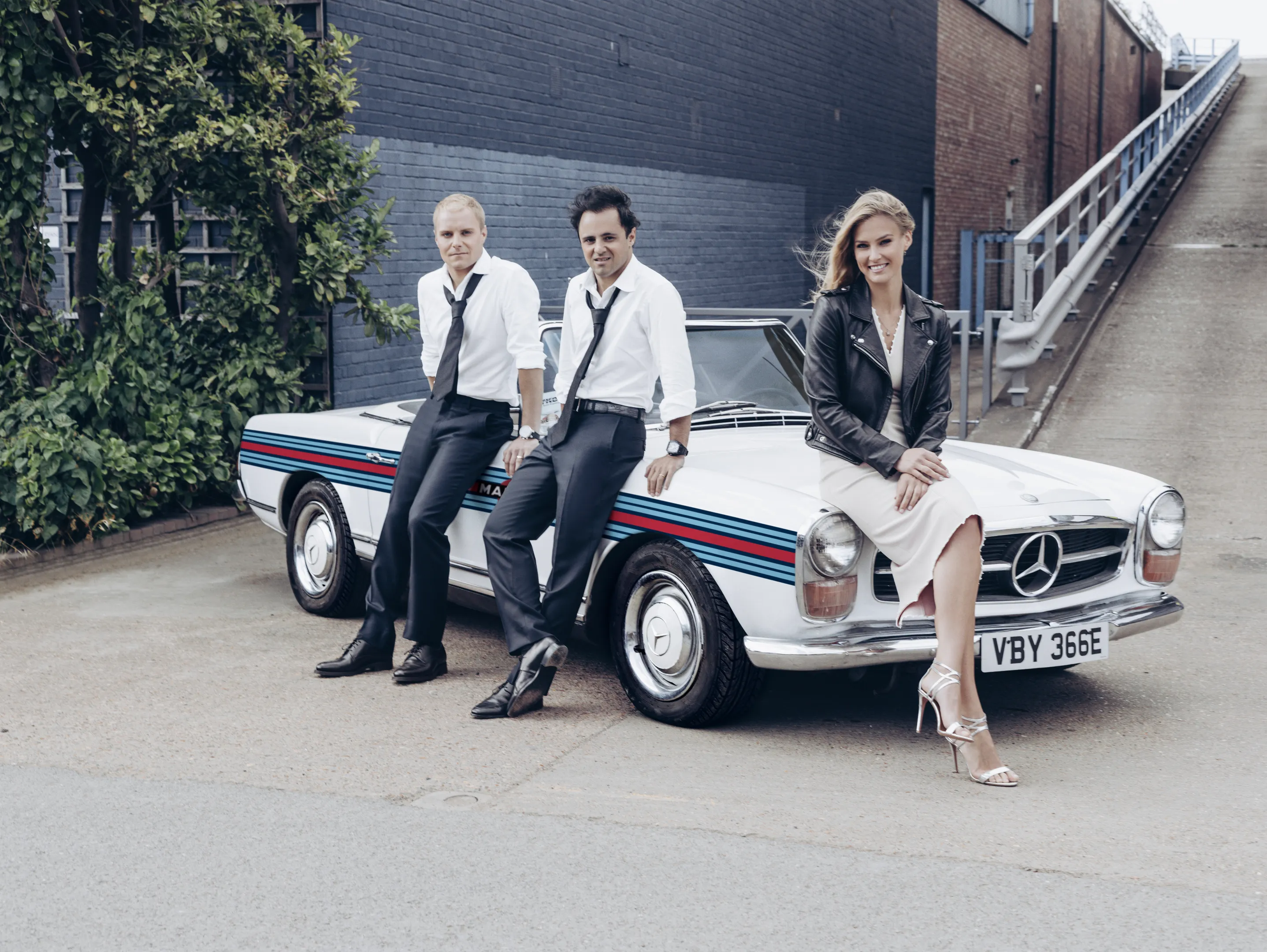 Felipe Massa and Valtteri Bottas Join Bar Refaeli to Bring Style to Racing Ahead of the Silverstone GP